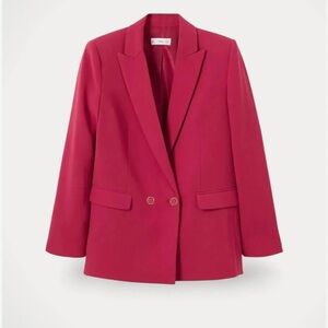 NWT Mango Bold Fuchsia Blazer